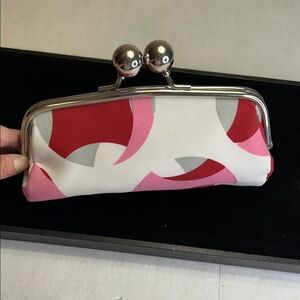 VINTAGE 2000’S CLUTCH /PURSE /MAKE UP CASE CHRISTINA AGUILERA GEOMETRIC CLUTCH